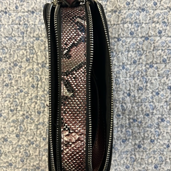 burgundy crossbody purse (strap inside) - Picture 2 of 2